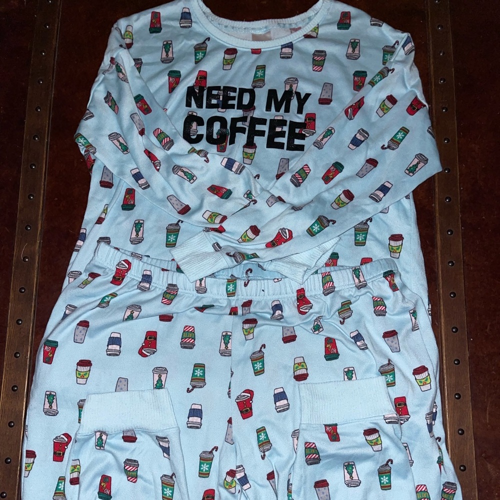 Pajama set I need my coffee set